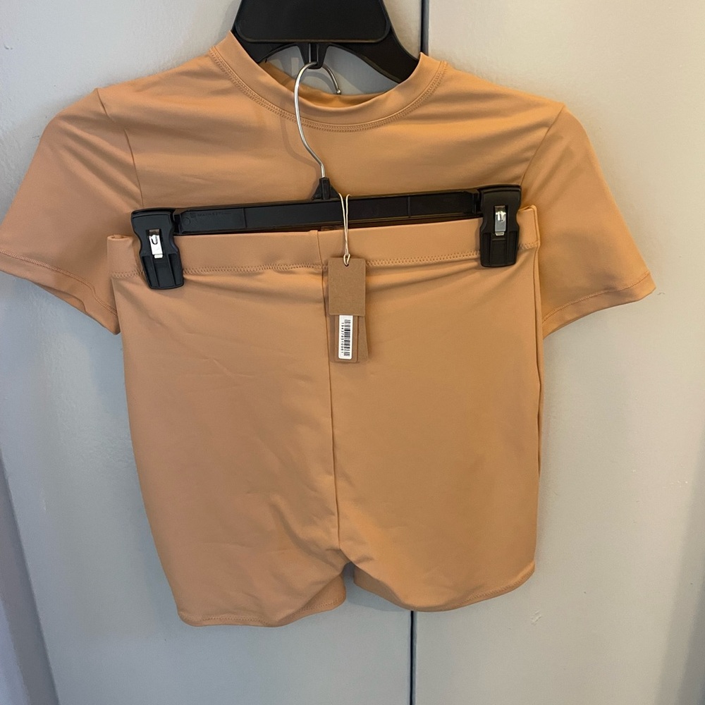 Skims Recycled Swim T-Shirt and Mid Waist Short
